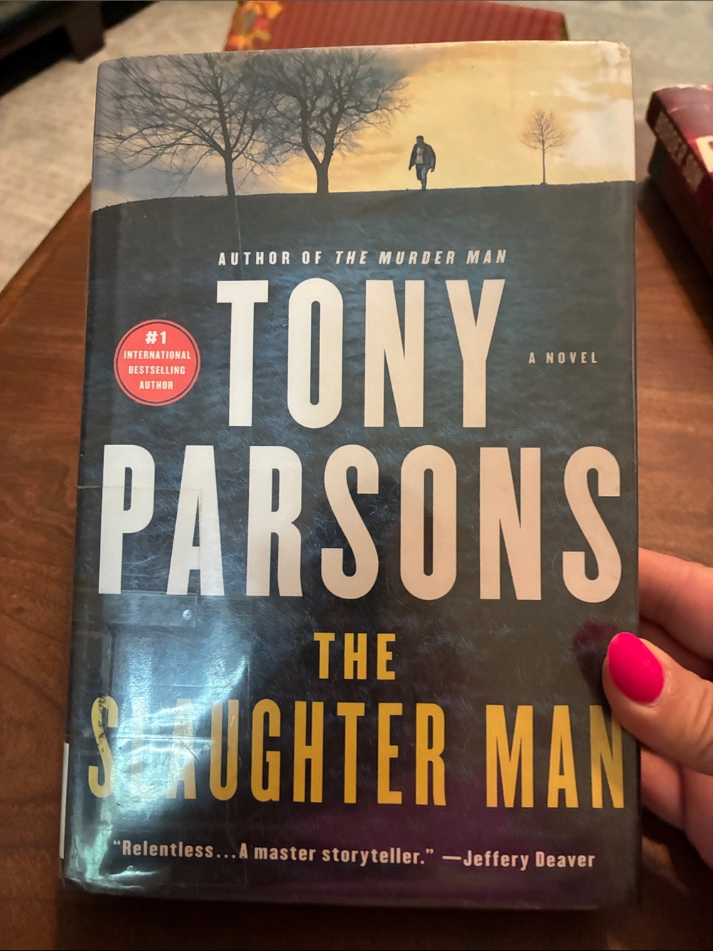 Tony Parsons "The Slaughter Man" Hardcover Book